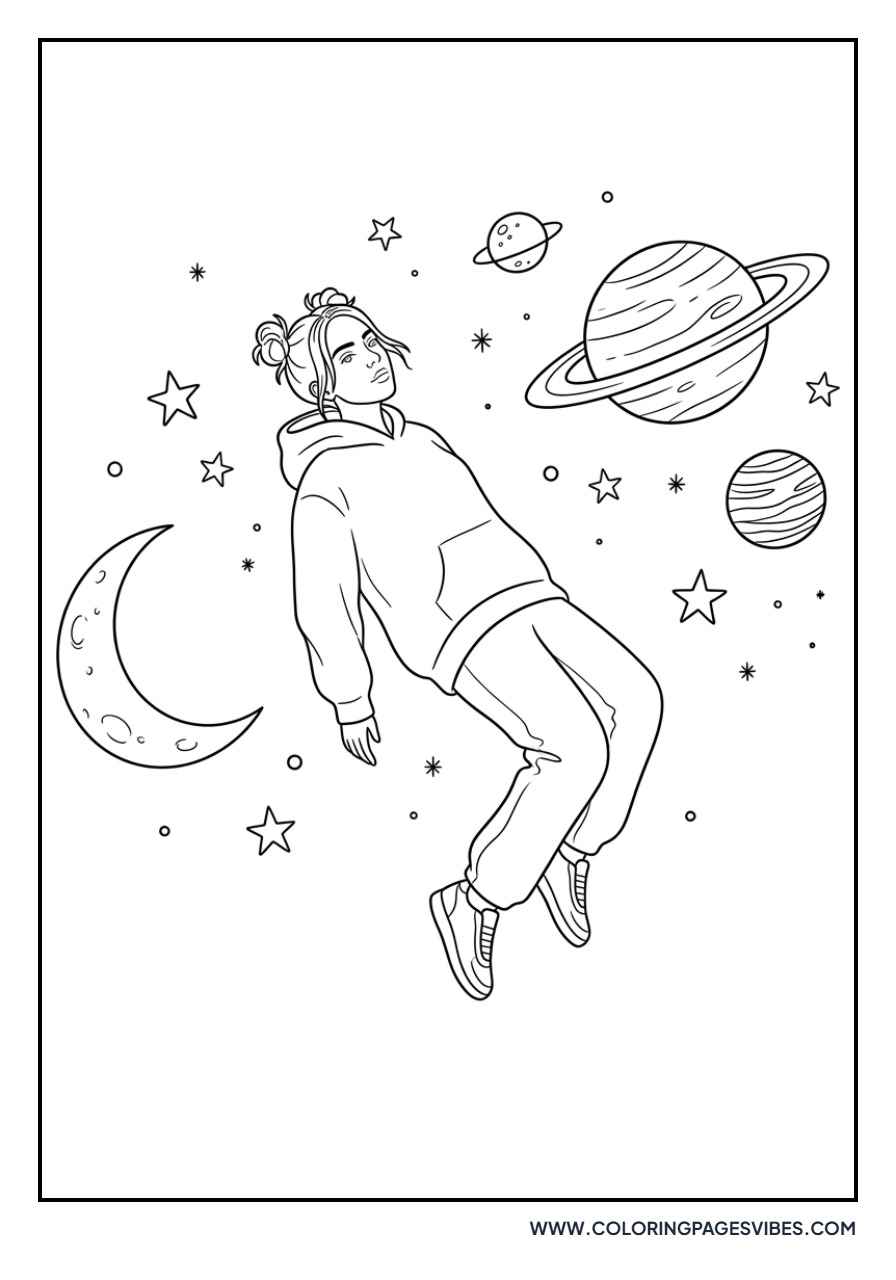 Billie Eilish Space Theme