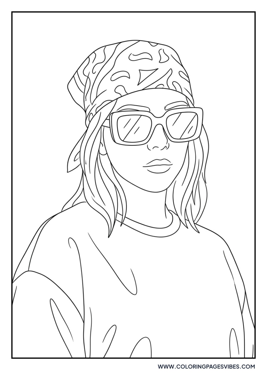 Billie Eilish Sunglasses Aesthetic