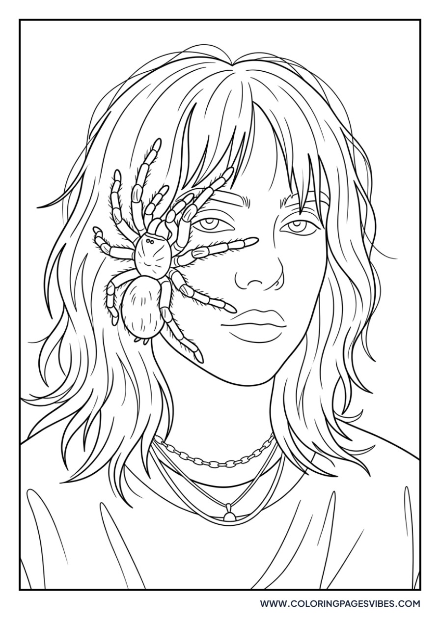 Billie Eilish with Spider
