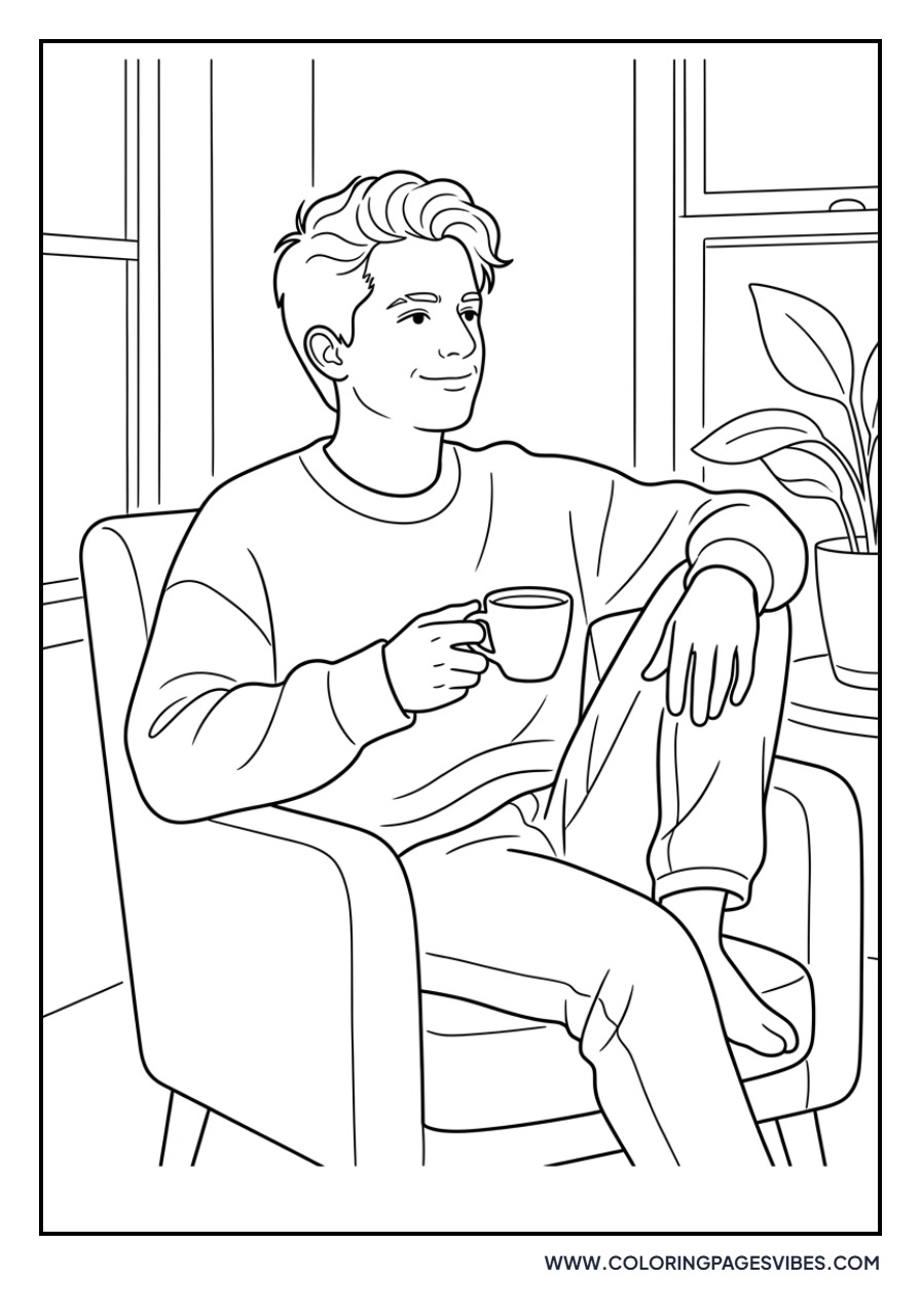Charlie Puth with Coffee
