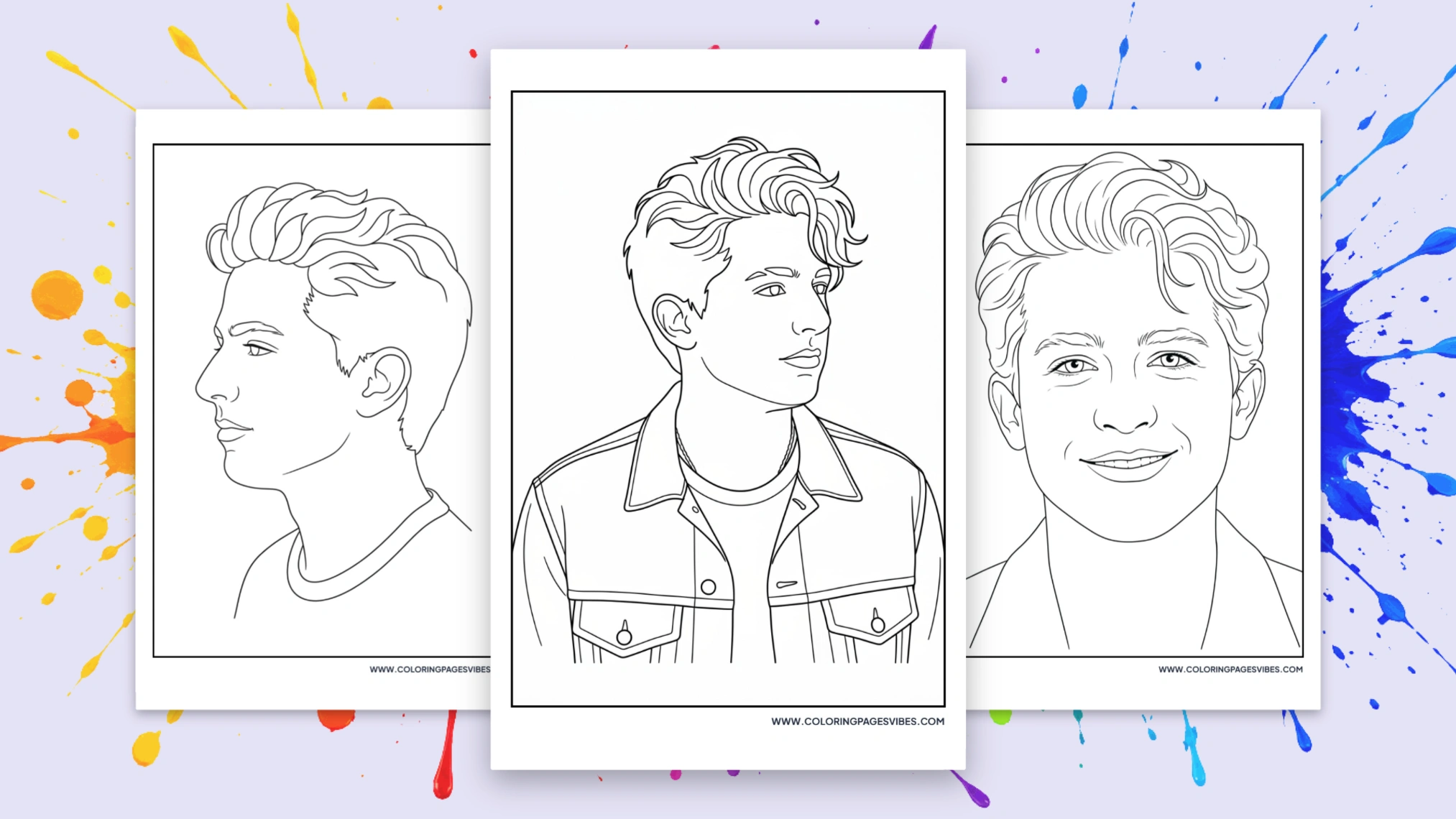 44+ Free Charlie Puth Coloring Pages (Printable PDF)