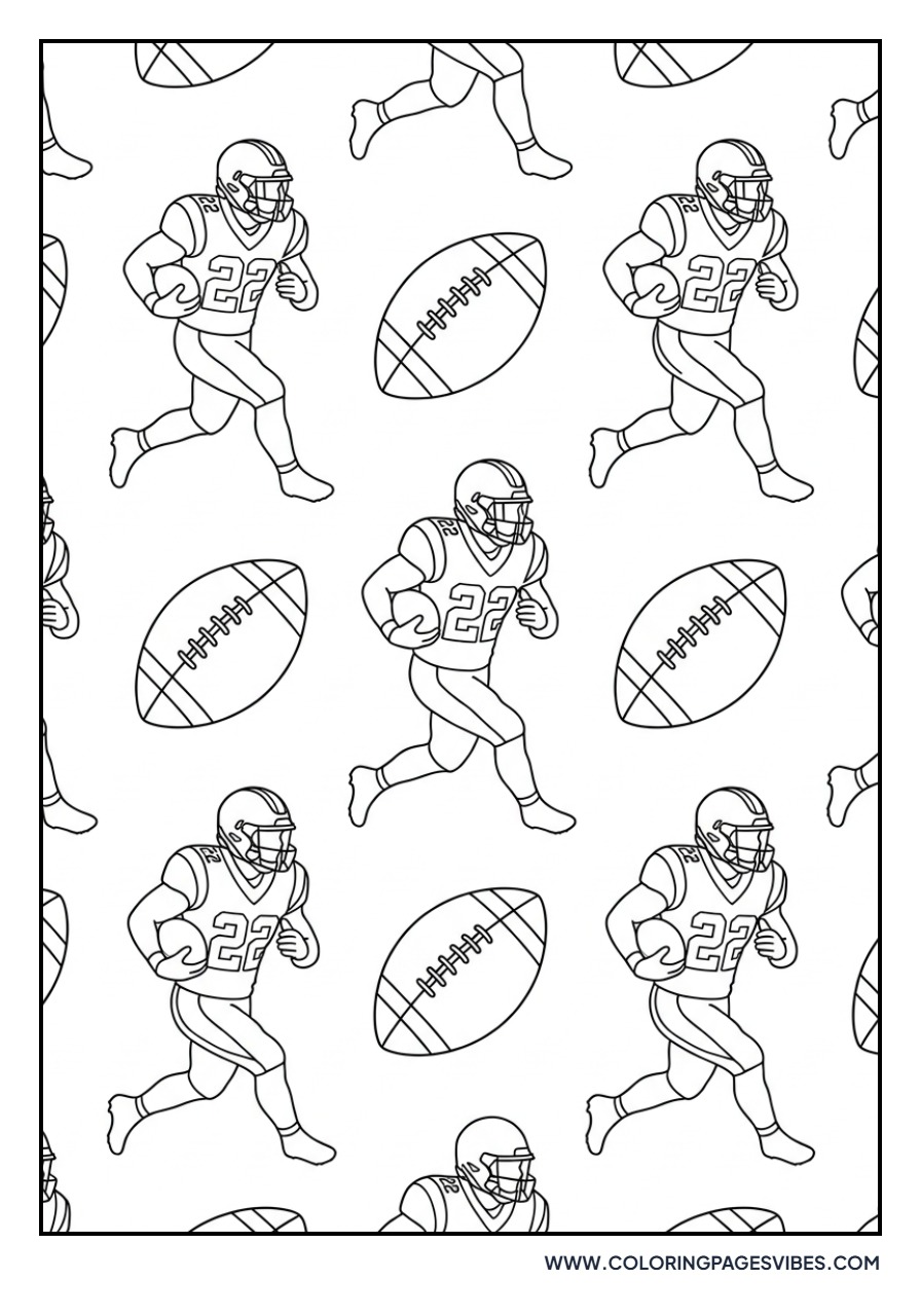 McCaffrey and Football Pattern