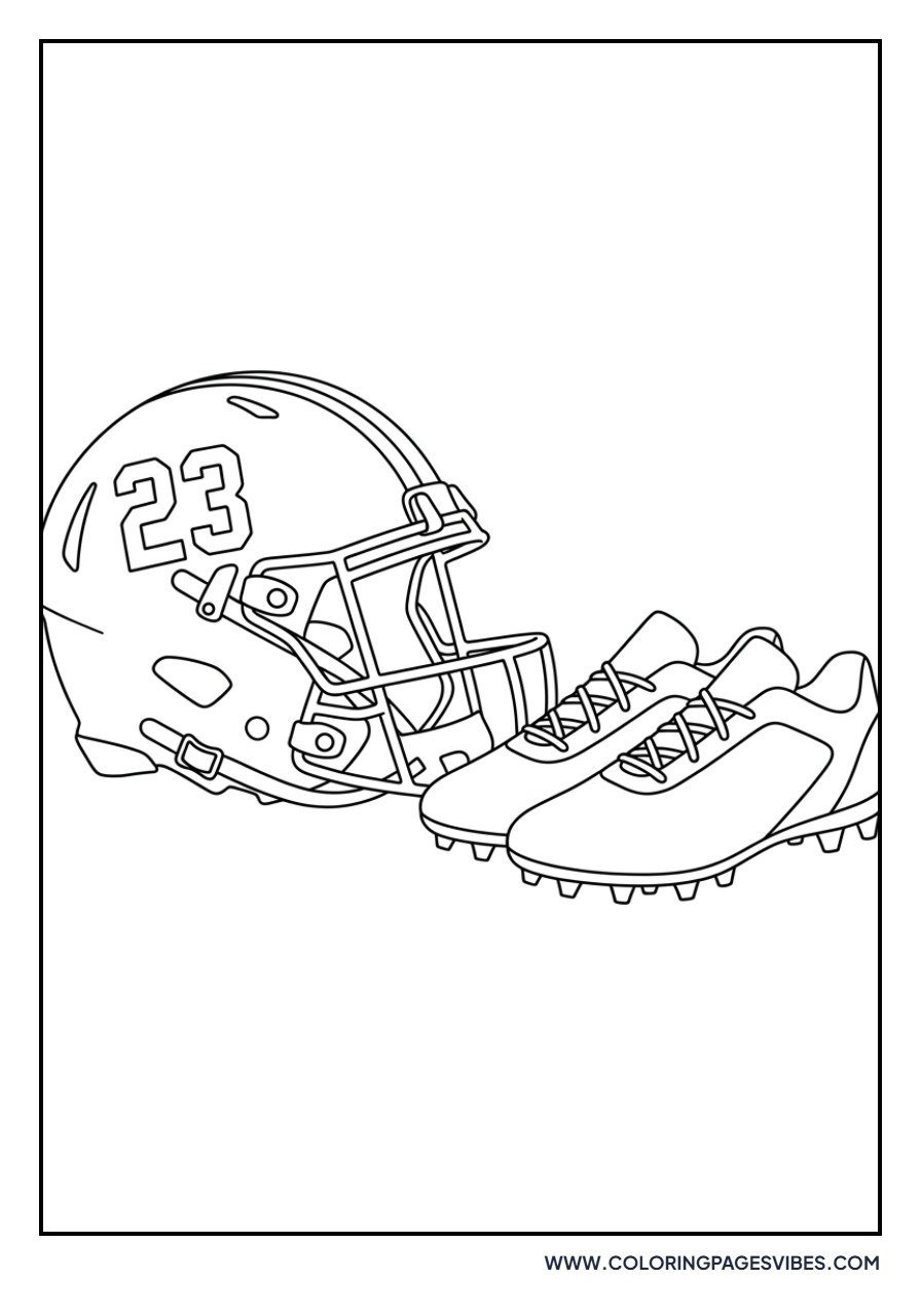 McCaffrey Helmet and Cleats