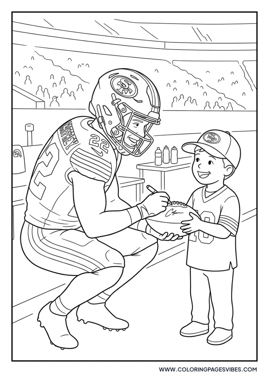 McCaffrey Signing Autographs