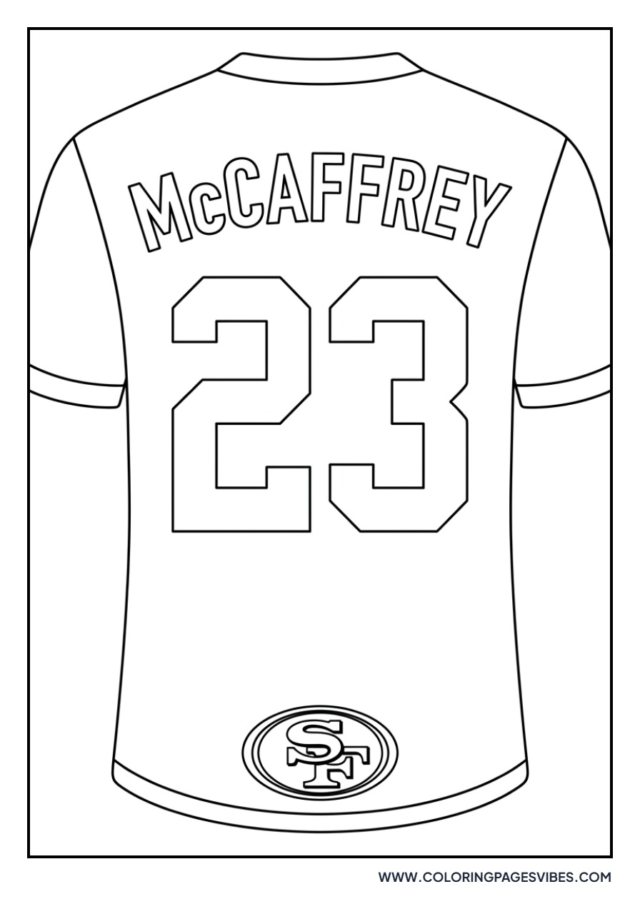 Number 23 Jersey Close-up