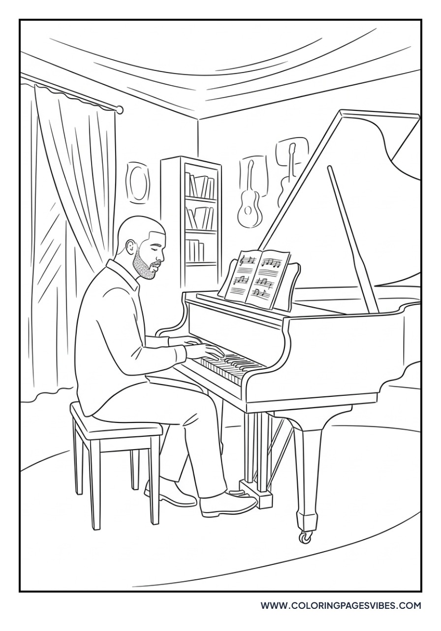 Drake at the Piano