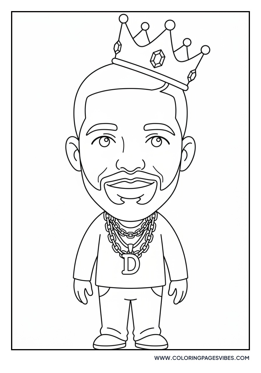 Drake Cartoon Rapper