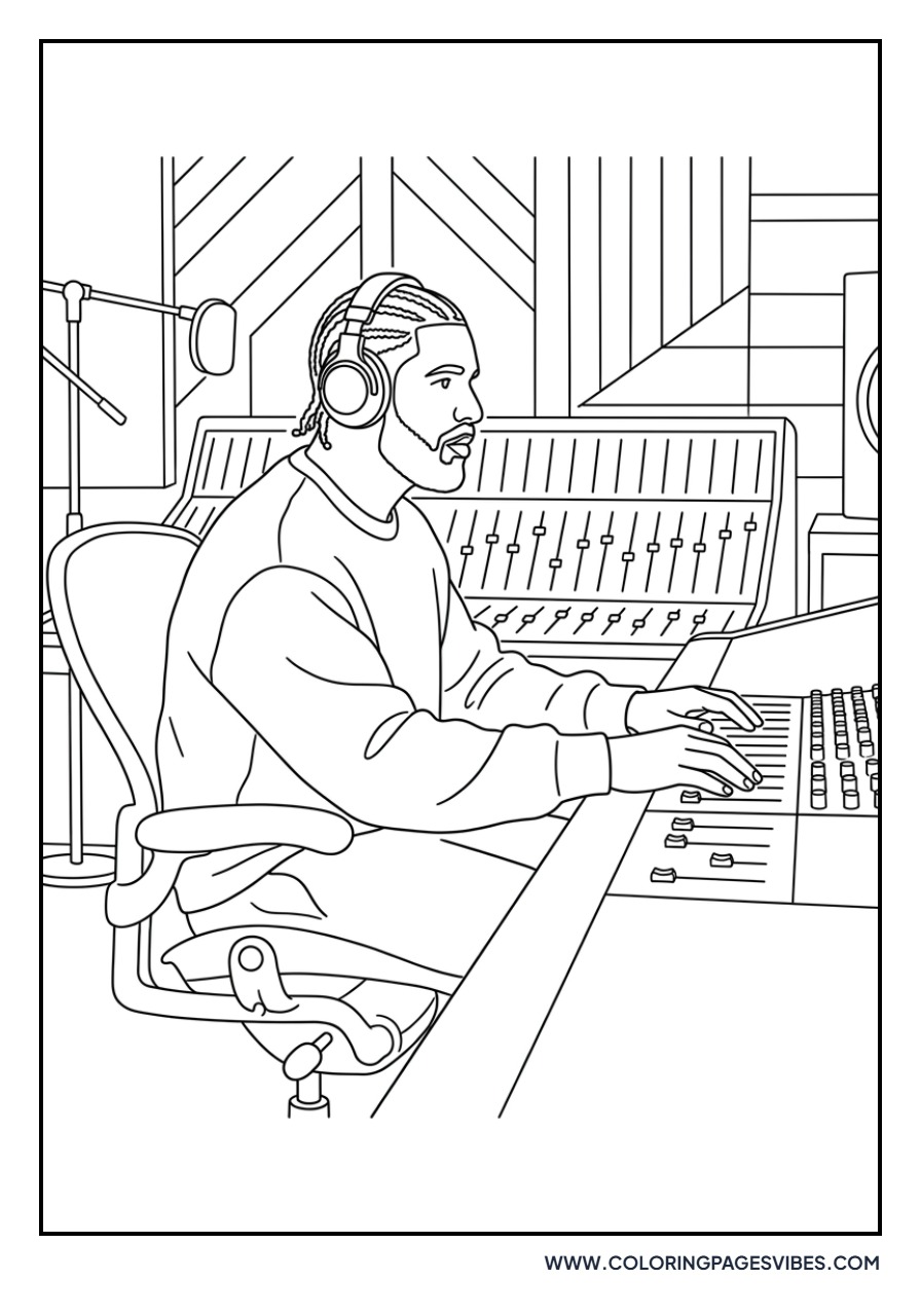 Drake in the Recording Studio