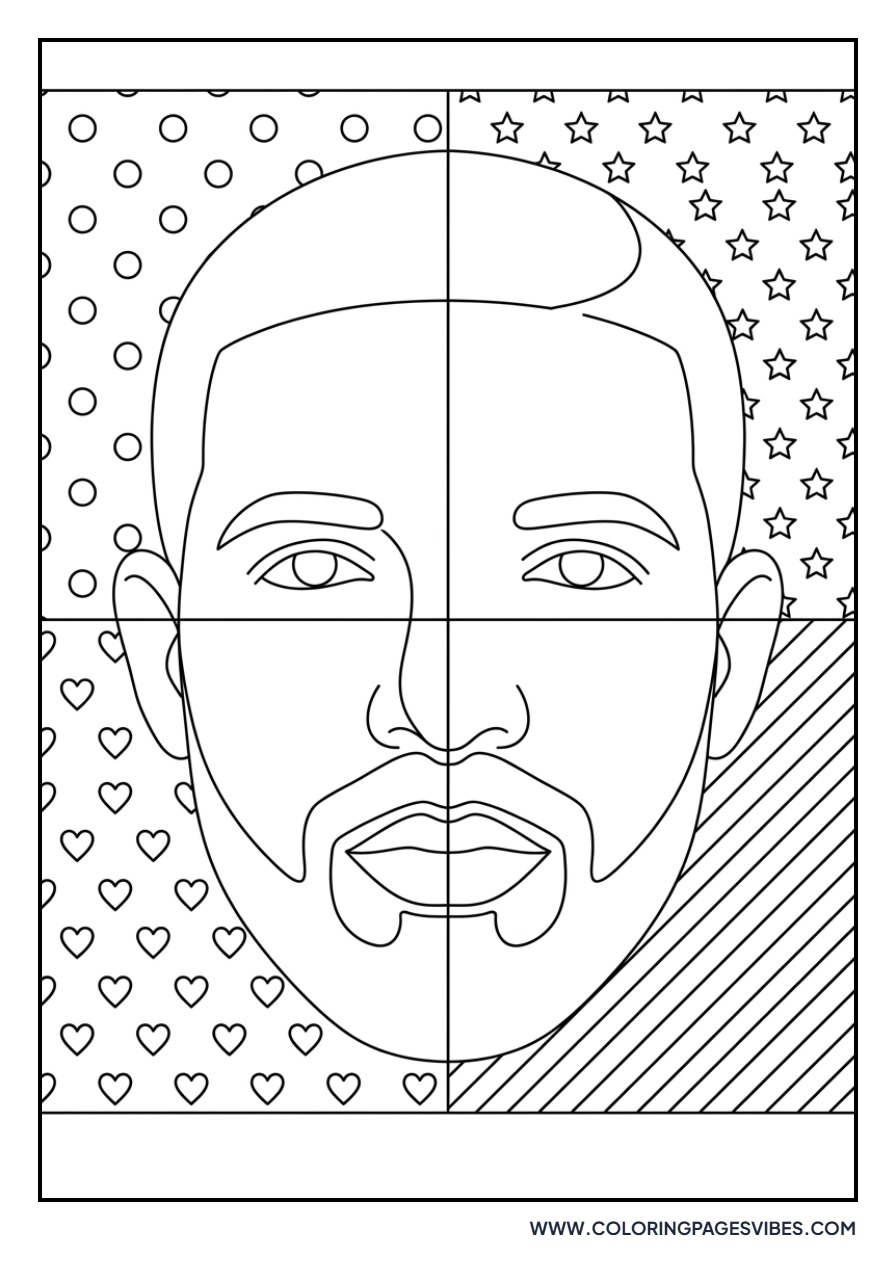 Drake Pop Art Style
