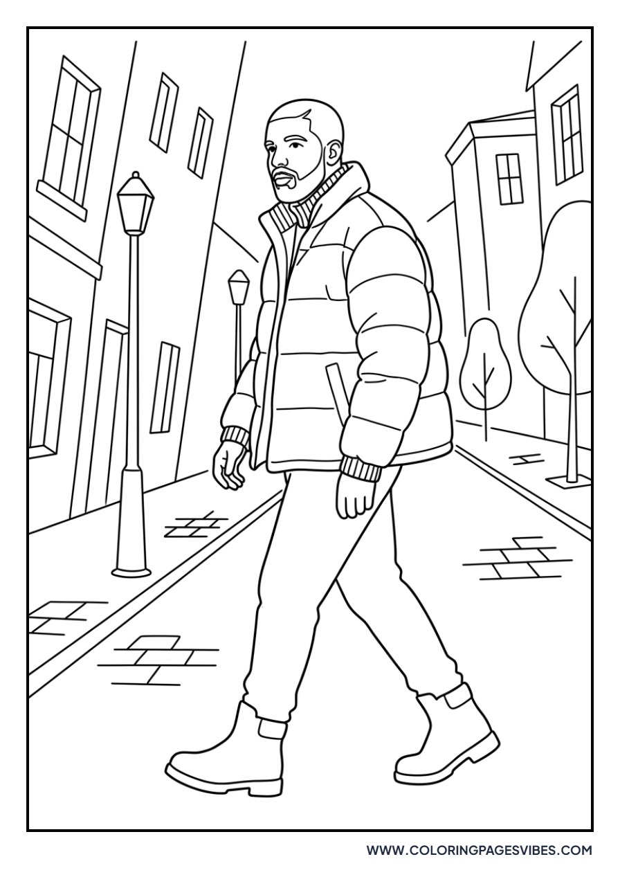 Drake Puffer Jacket Style