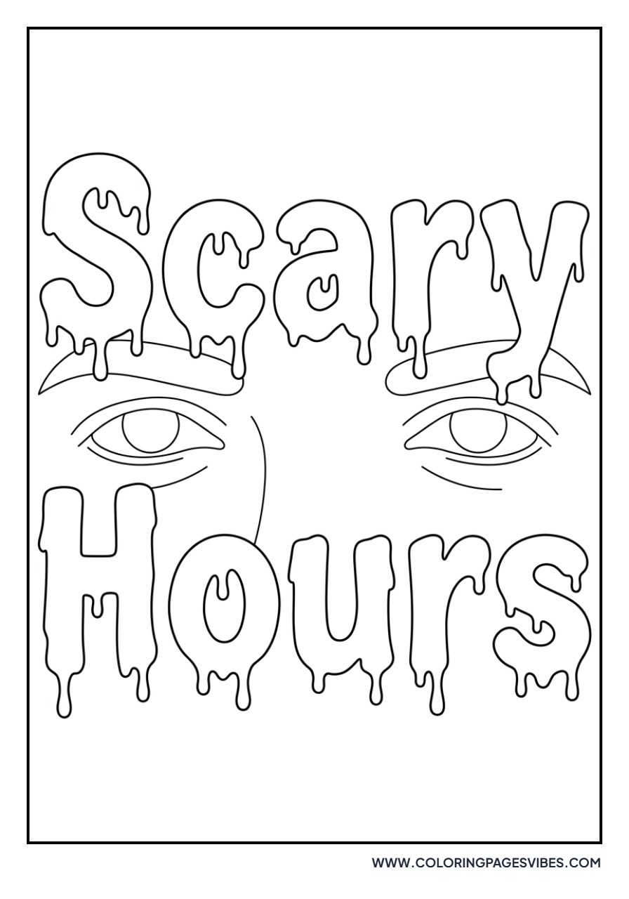Drake 'Scary Hours' Text Art