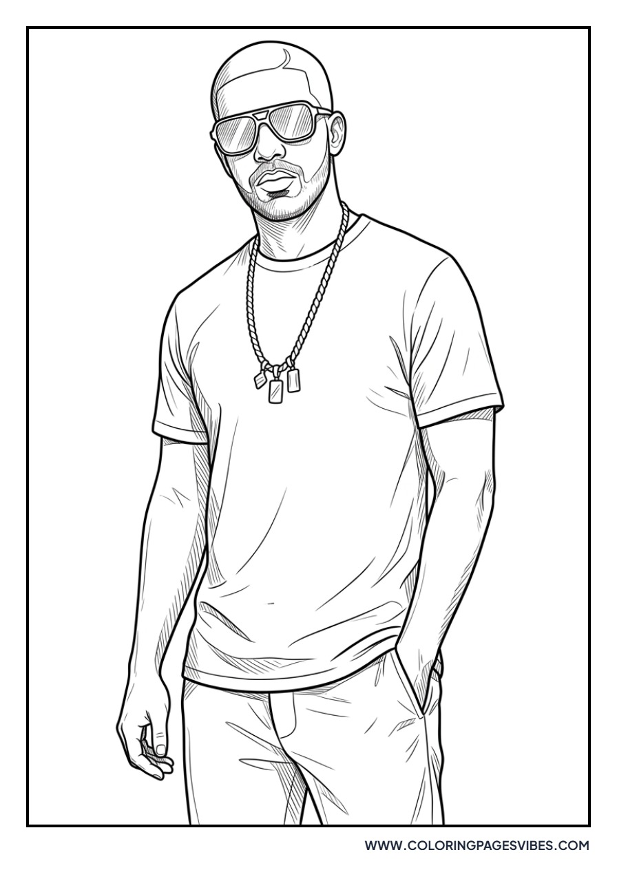 Drake Wearing Sunglasses