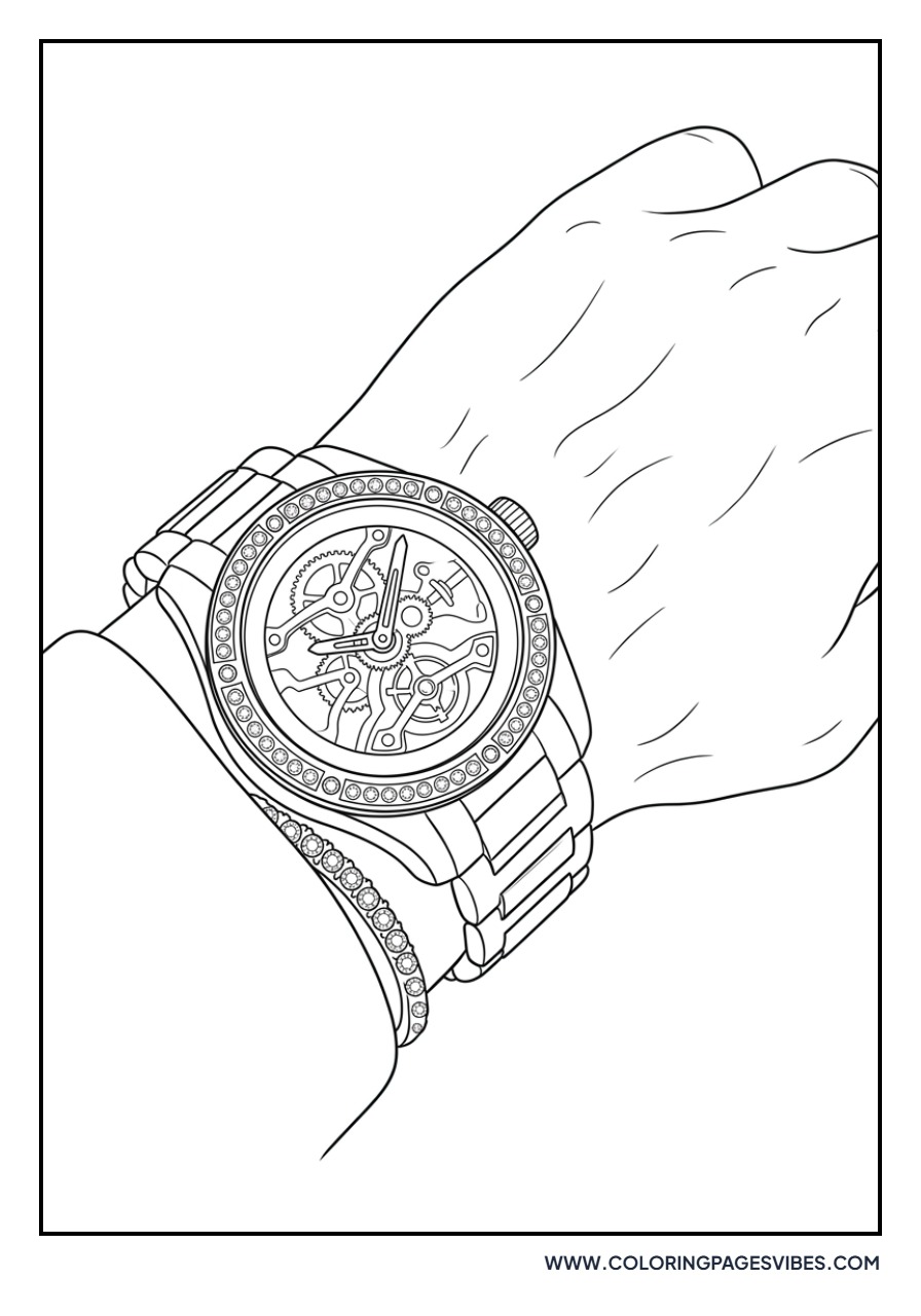 Drake with a Luxury Watch