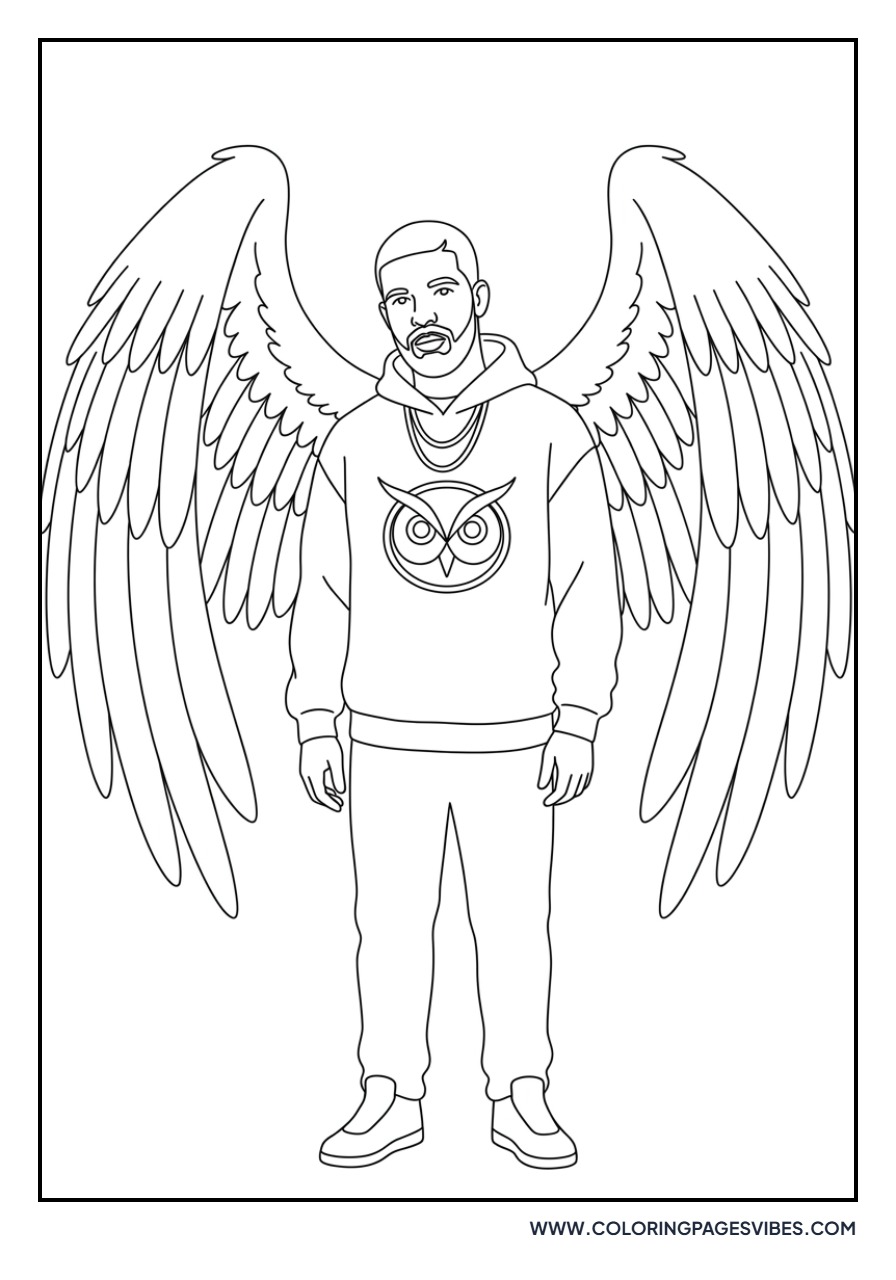 Drake with OVO Owl Wings