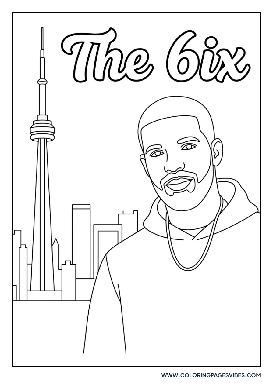 Drake with Toronto Skyline