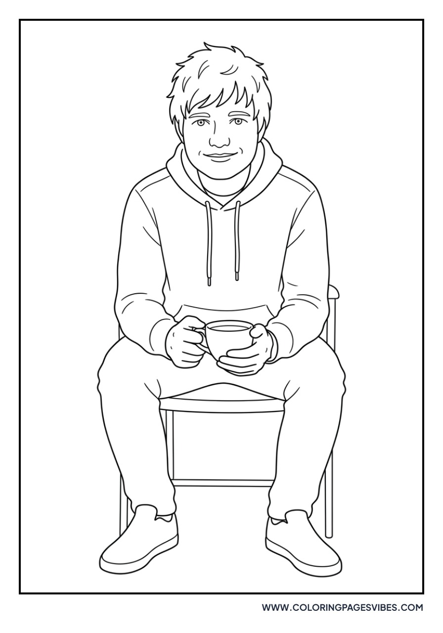 Ed Sheeran Backstage