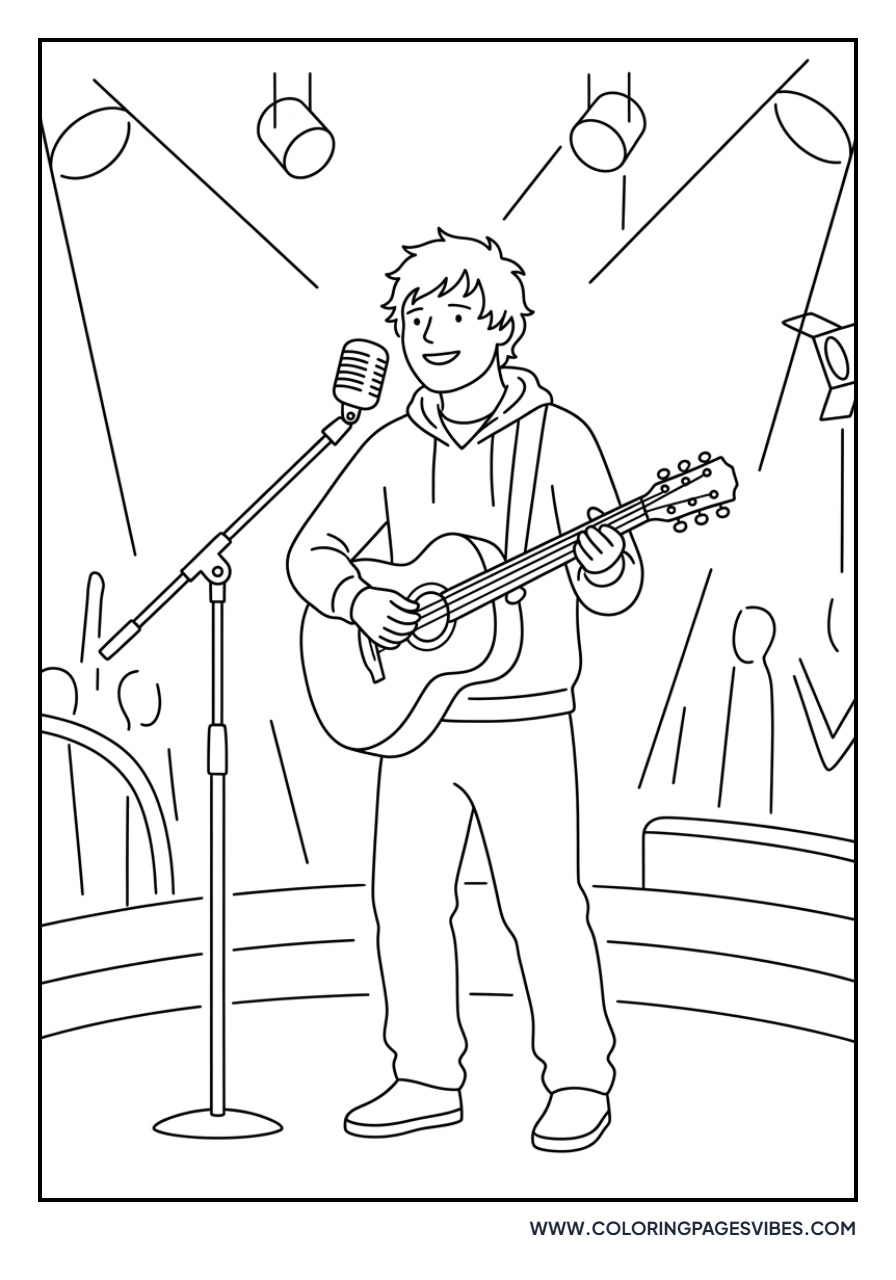 Ed Sheeran Concert Stage