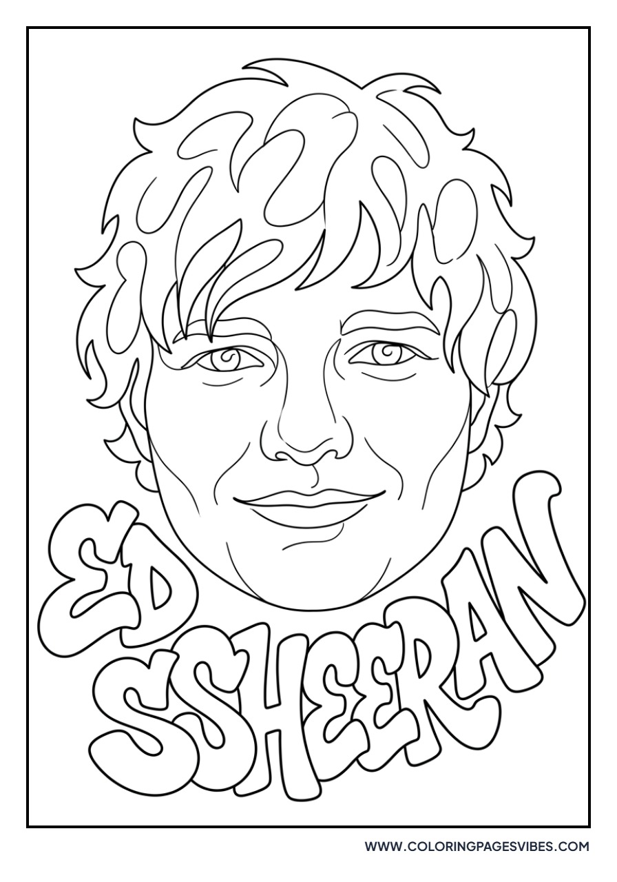 Ed Sheeran Graffiti Art