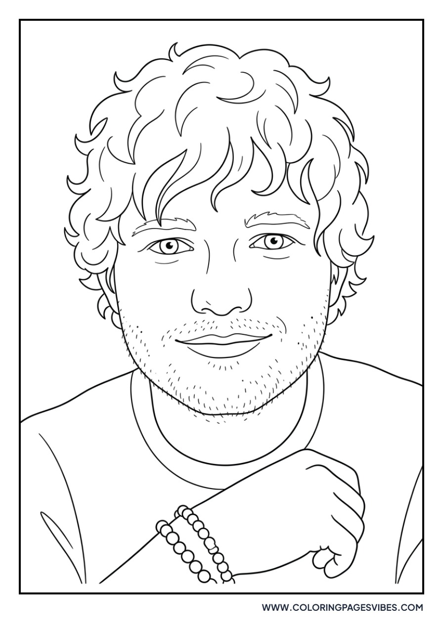 Ed Sheeran Headshot Sketch