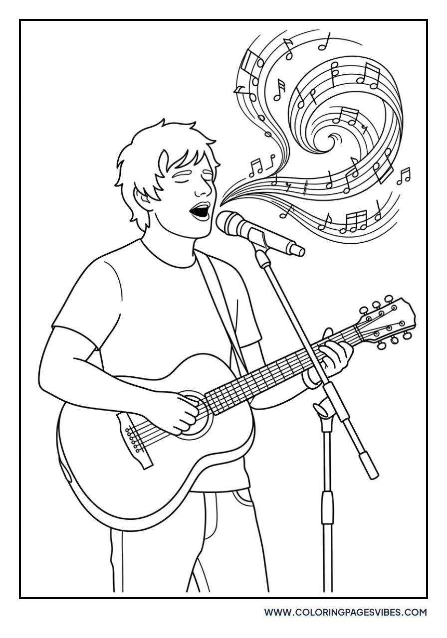 Ed Sheeran Music Notes Flow