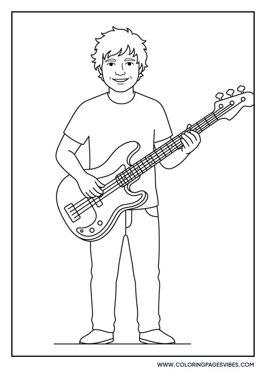 Ed Sheeran Playing Bass
