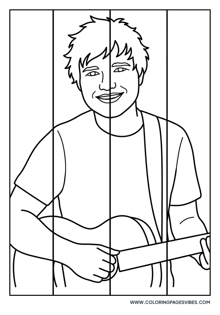 Ed Sheeran Pop Art Style