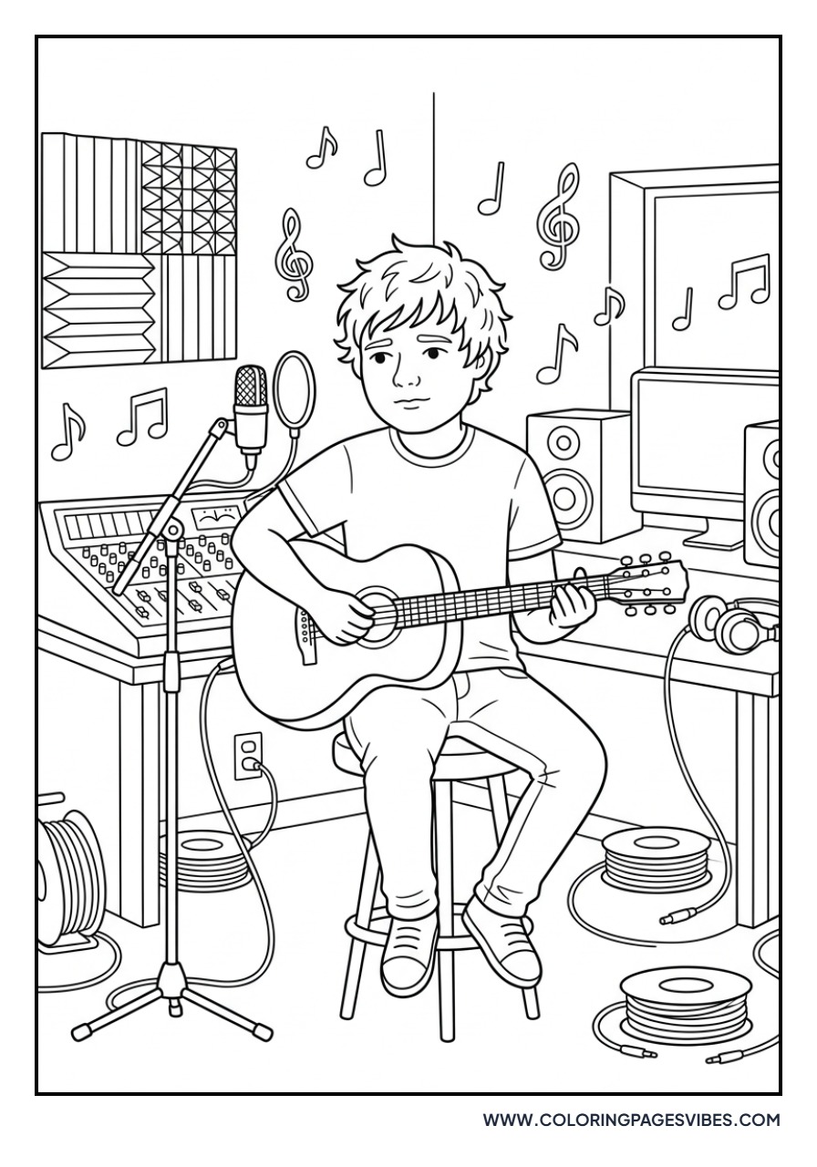 Ed Sheeran Recording Studio