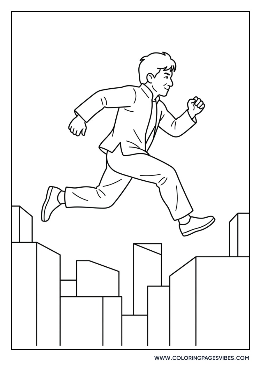 Jackie Chan Running Stunt