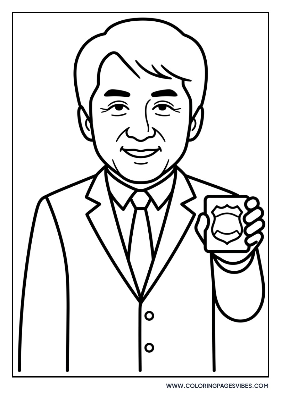 Jackie Chan Rush Hour Portrait