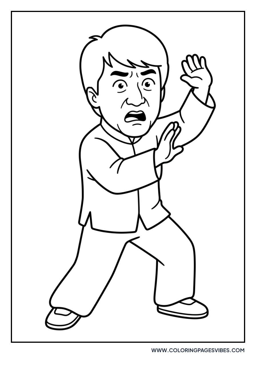 Jackie Chan Scared Face