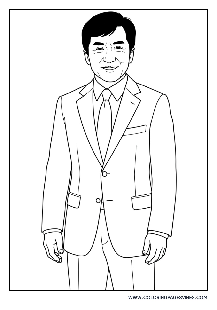 Jackie Chan Suit and Tie