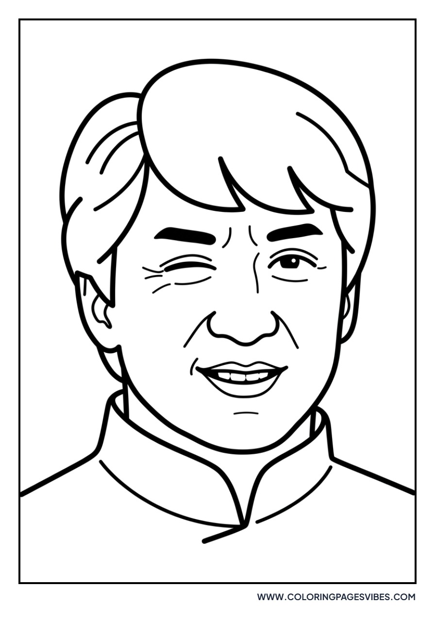 Jackie Chan Winking
