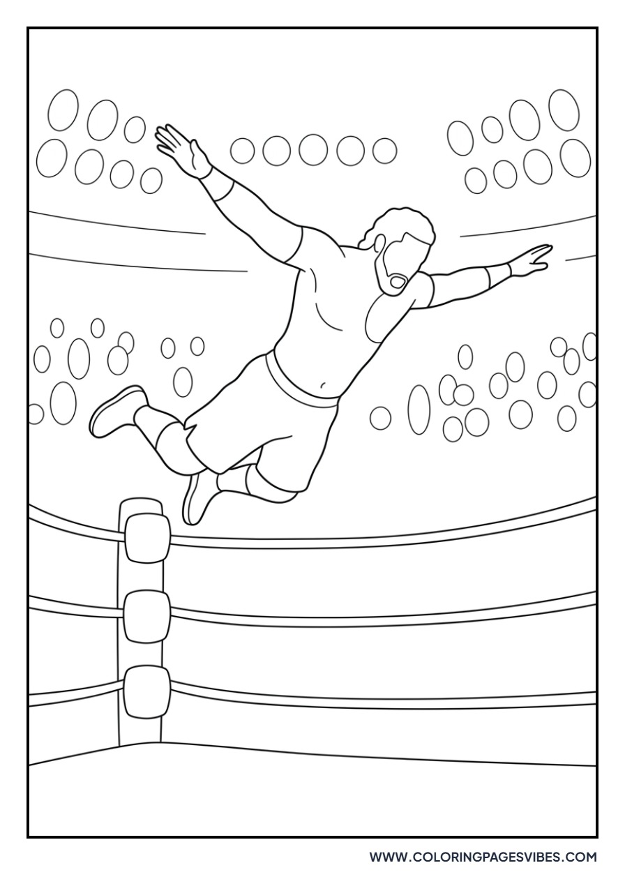 Jey Uso Diving Splash