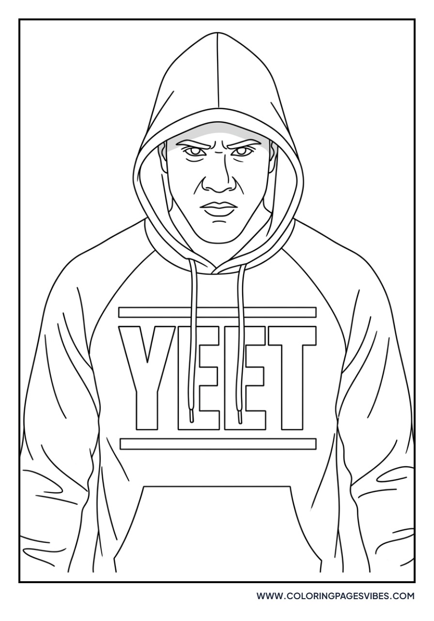 Jey Uso Hooded Look
