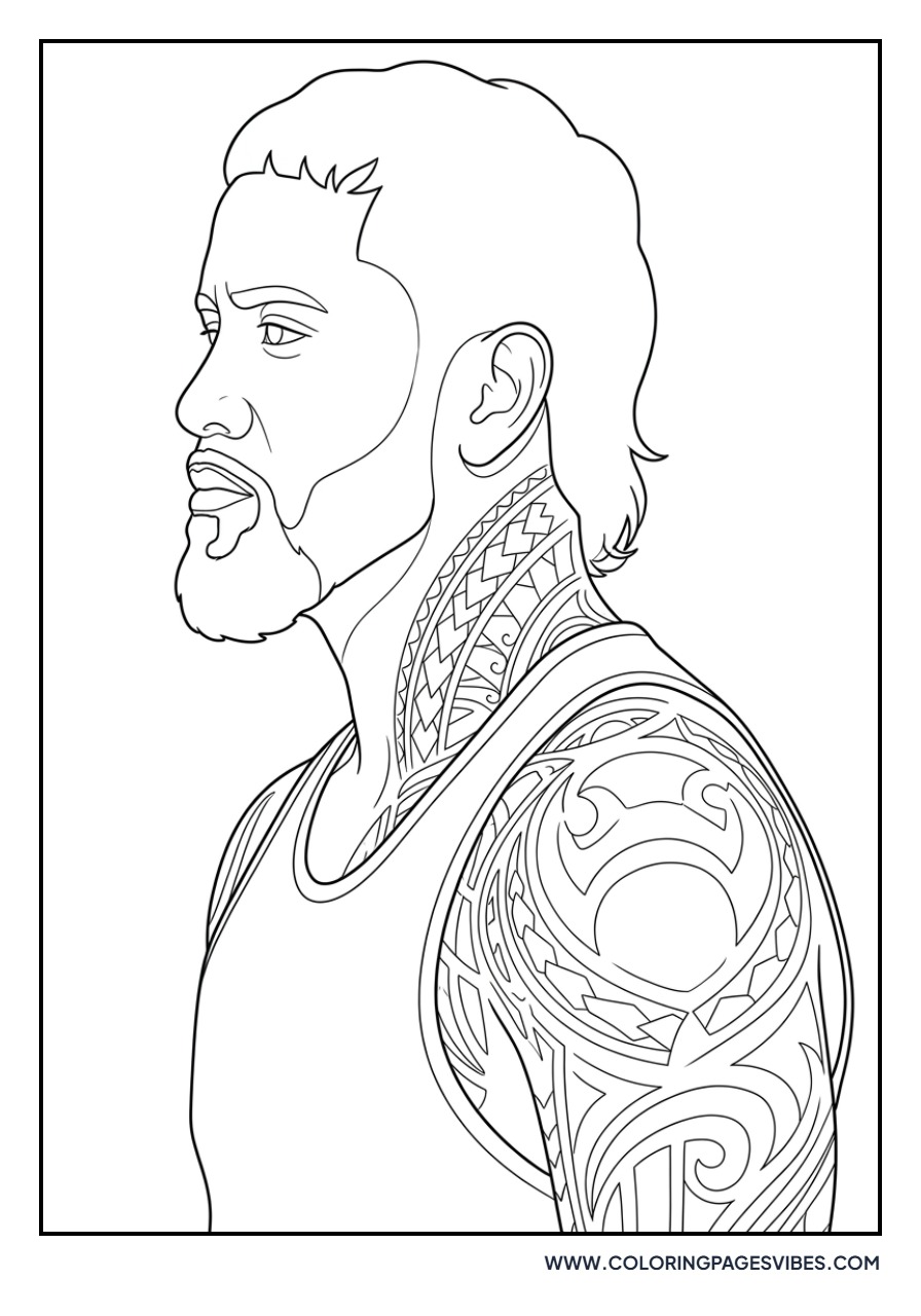 Jey Uso Shadow Portrait
