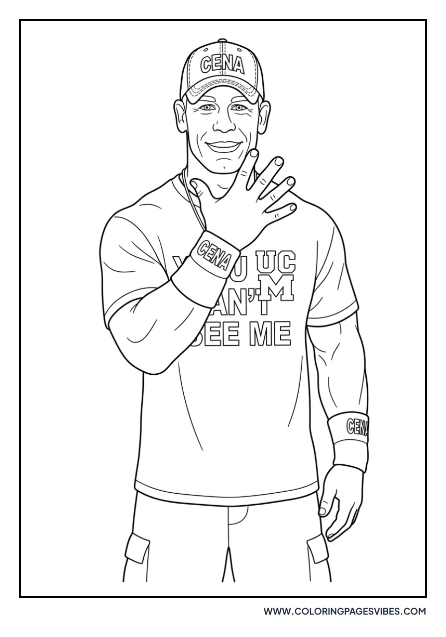 Iconic 'You Can't See Me' Gesture