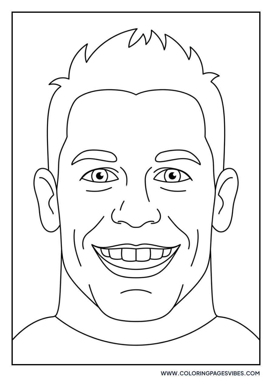 John Cena Cartoon Face