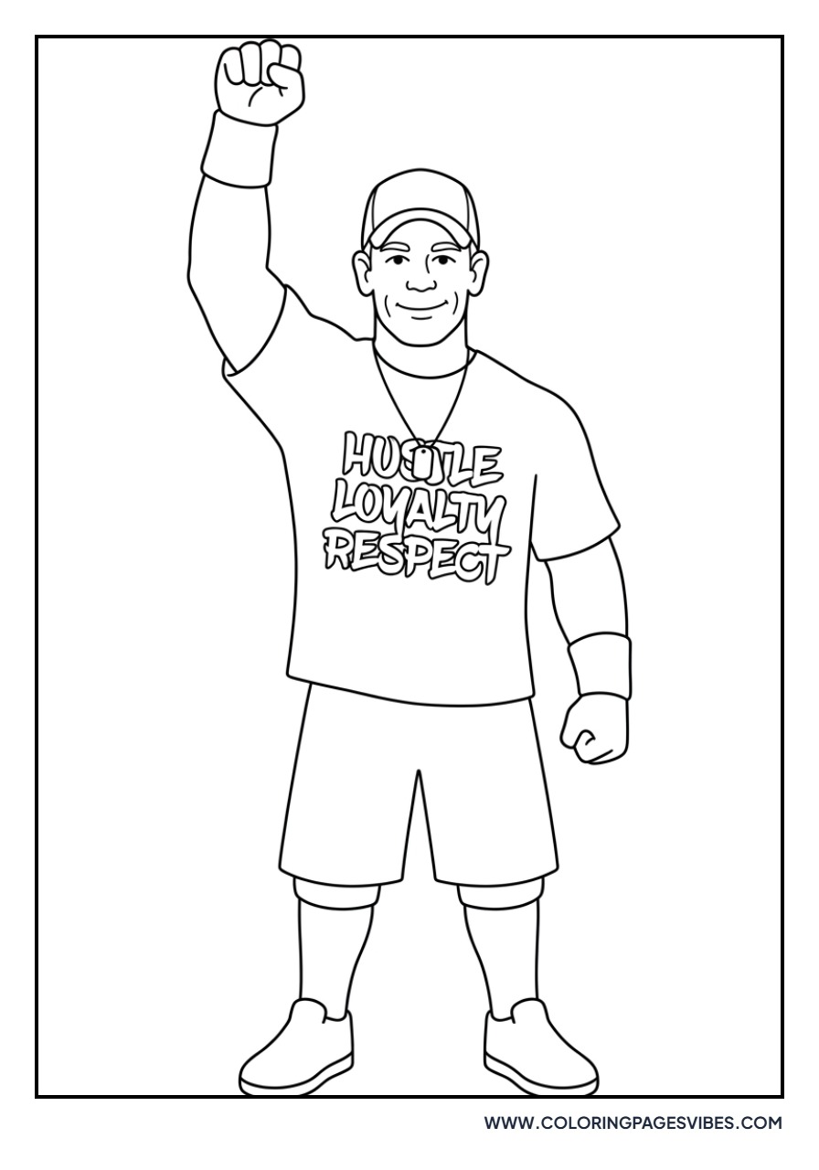 John Cena Fist Raised