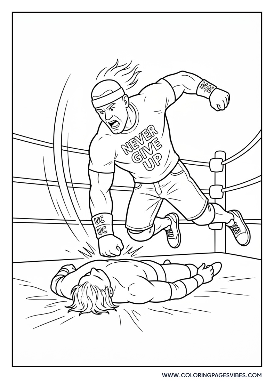 John Cena Five Knuckle Shuffle