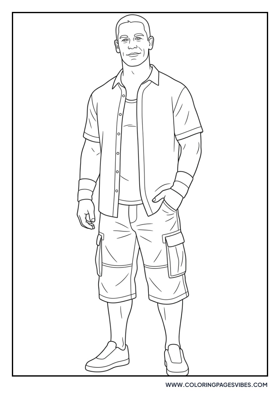 John Cena in Cargo Shorts