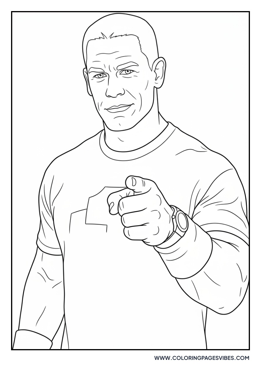 John Cena Points to the Camera