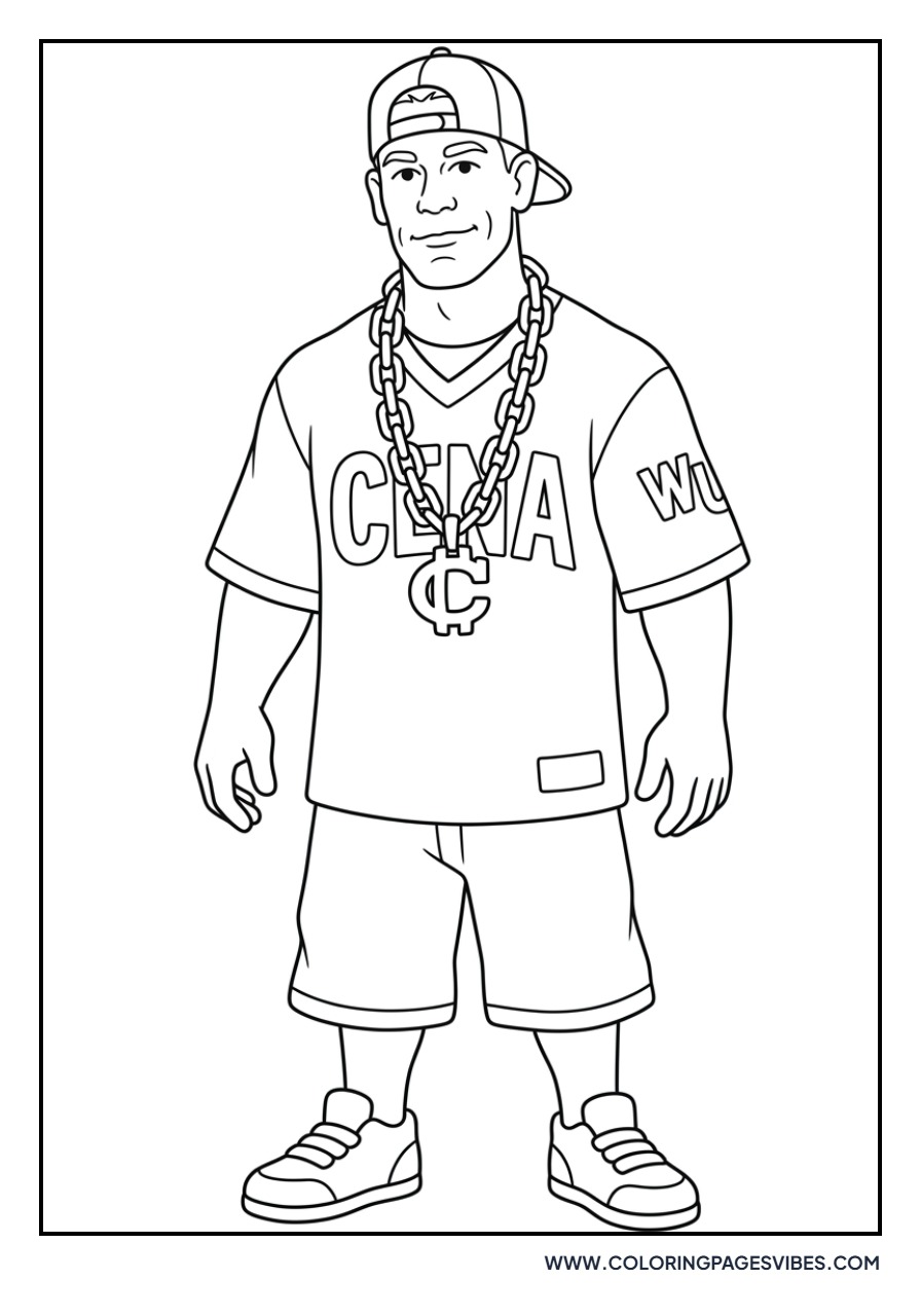 John Cena Retro Style