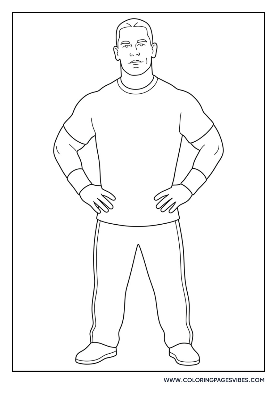 John Cena Strongman Pose