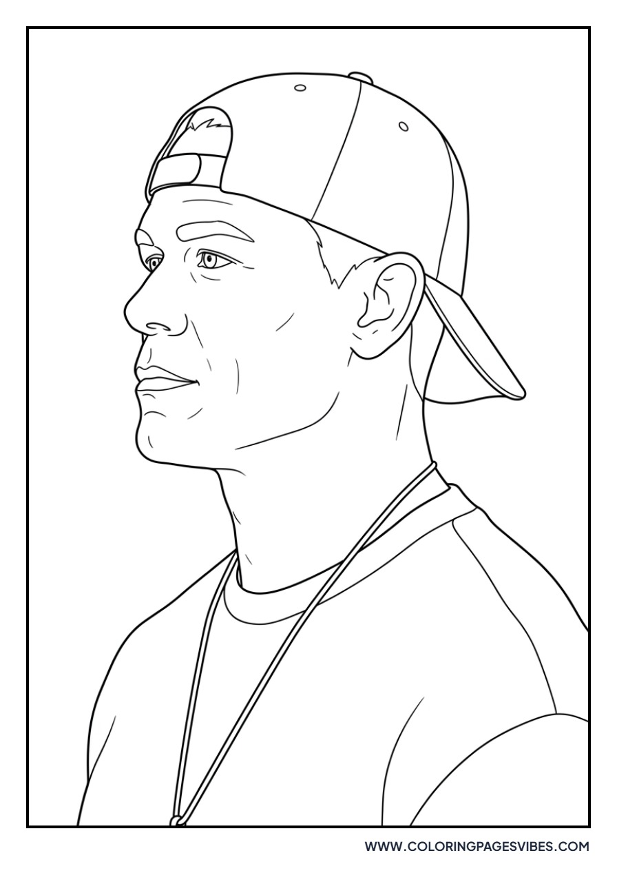 John Cena with Baseball Cap