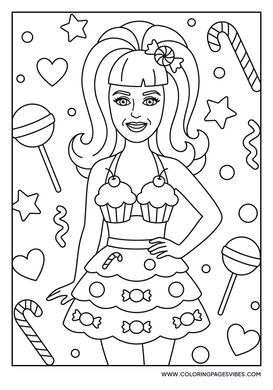 Katy Perry California Gurls Cupcake Outfit