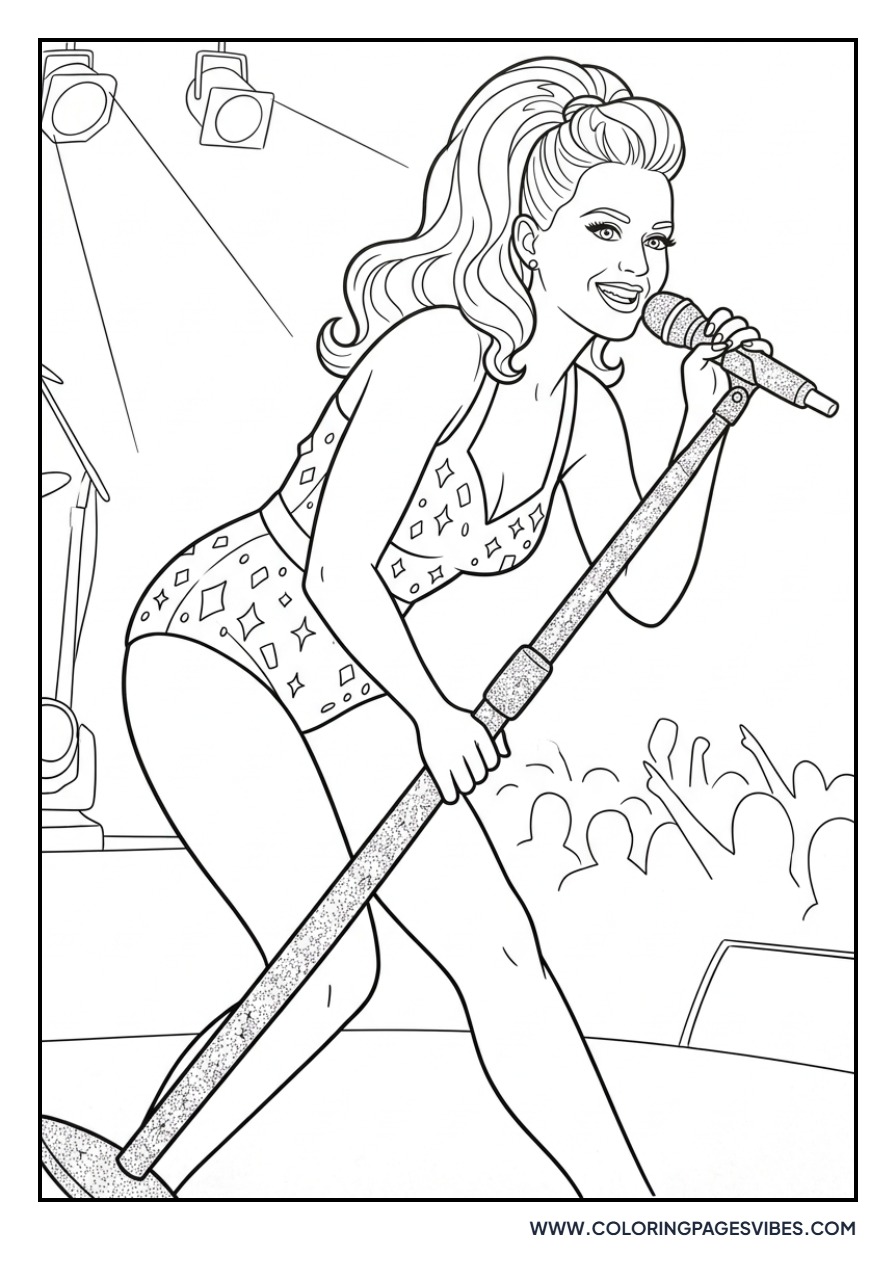 Katy Perry Concert Mic Stand