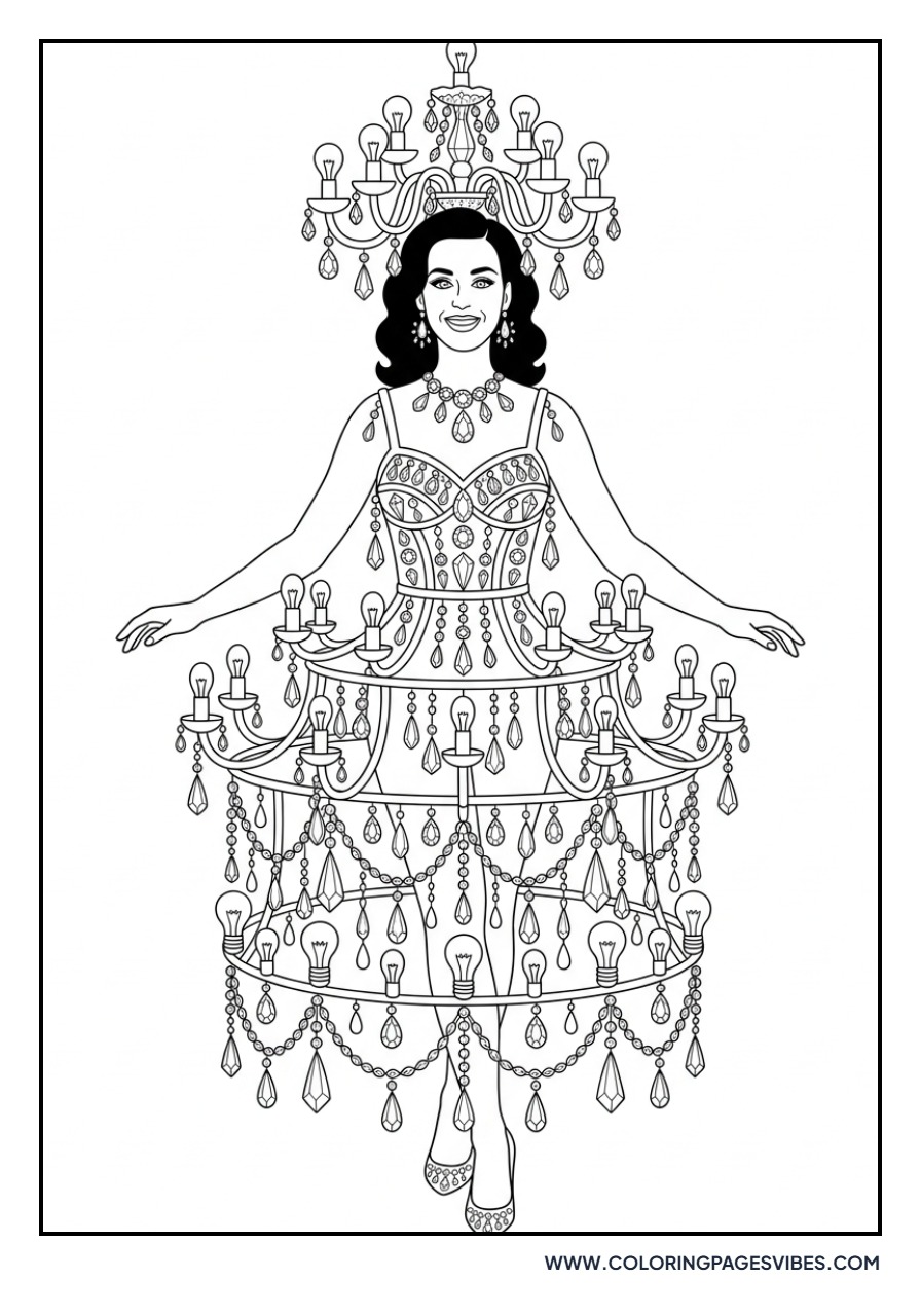 Katy Perry Met Gala Chandelier Dress