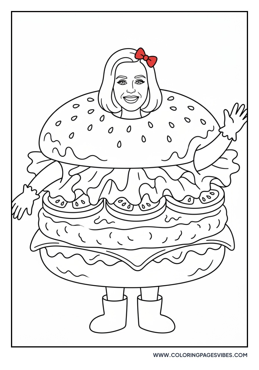 Katy Perry Met Gala Hamburger Suit