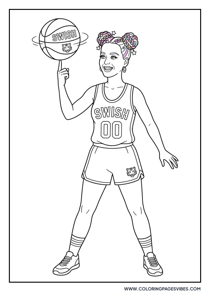 Katy Perry Swish Swish Basketball