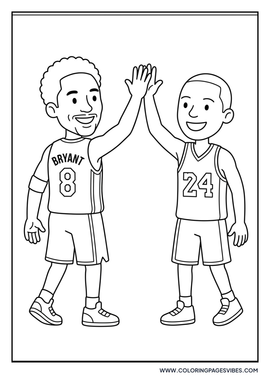 Kobe Bryant High Five